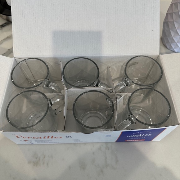 Supreme Duralex Clear Glass Mugs - Picture 3 of 5